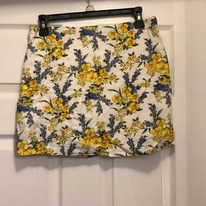 Floral Mini Skirt